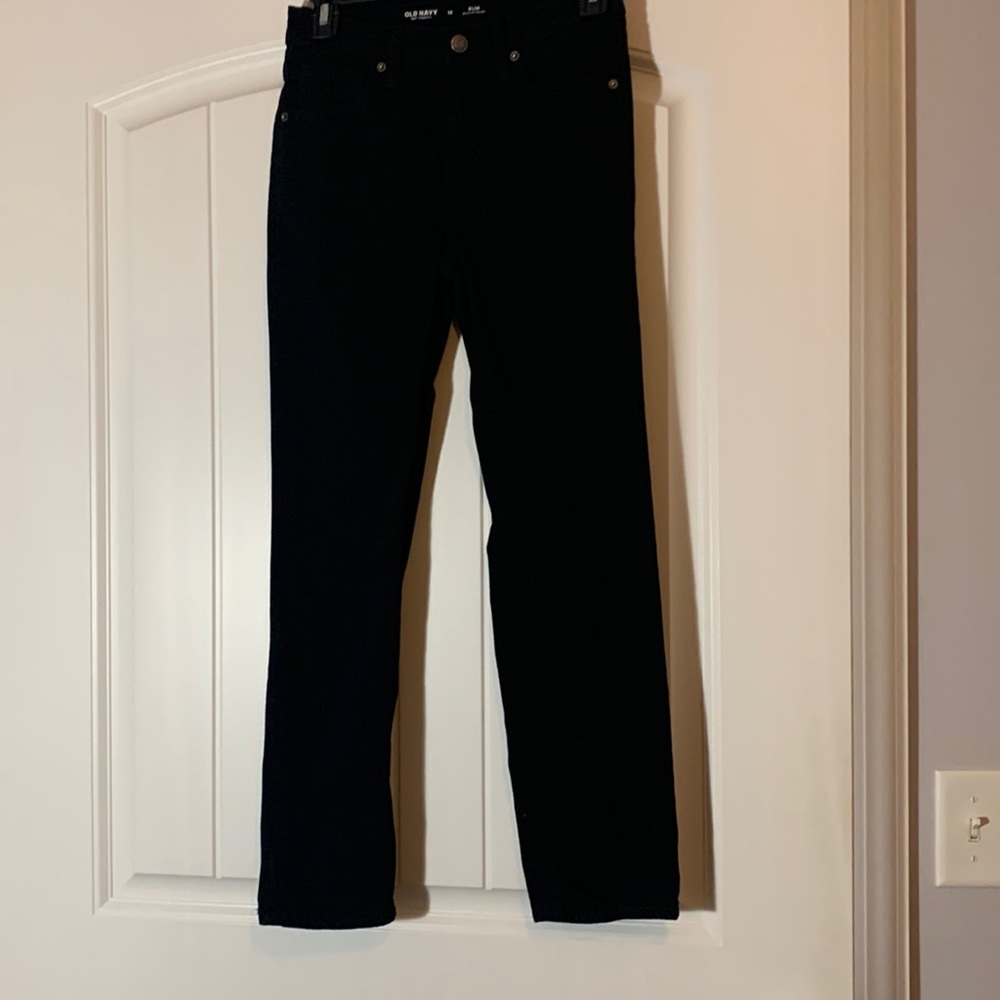 Old Navy Slim 360° Stretch Five-Pocket Pants for Boys. Size 12.